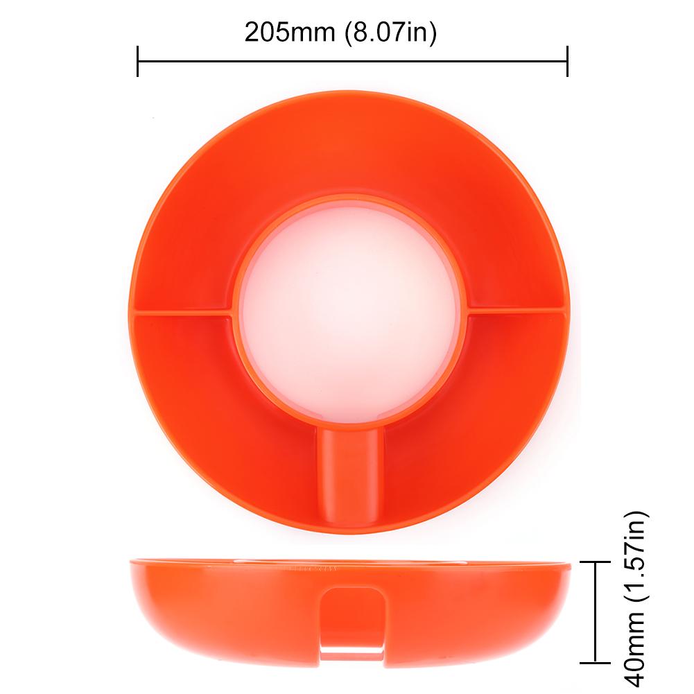 Snackplatten mit 5/4 Fächern für Stanley Cups, 40-Unzen-Tablett, Snack-Unterteilung, unterteilter Behälter, Lebensmitteltabletthalter für den Außenbereich