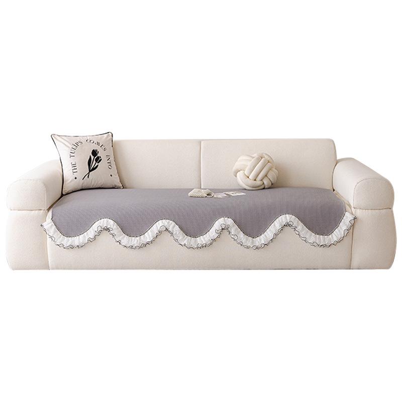 Cool Ice Silk Special-Shaped Sofa Cushion  New Fixed Non-Slip Summer Mat Seat Cushion Irregular Sofa Cover