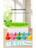 Multicolor Caterpillar Logic Cards: Early Education Toy for Cognitive Development