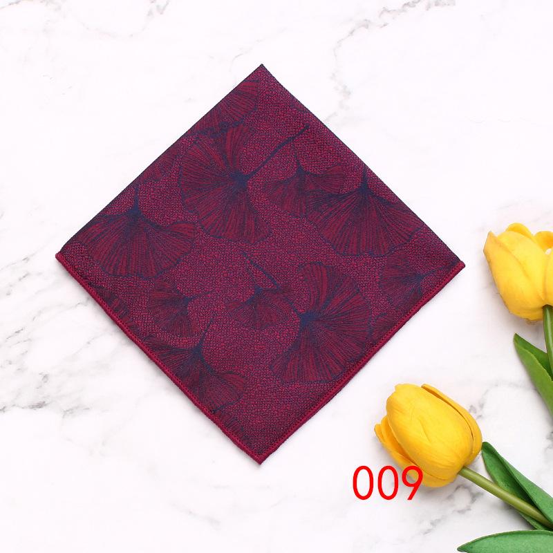 Men'S Pocket Towel Polyester Suit Dress Chest Towel Multi-Color Handkerchief Geometry Square Towel Source Sales