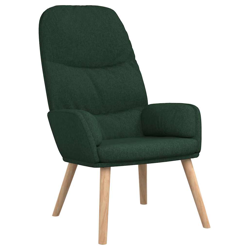 Recliner Dark Green Fabric