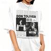 T-shirt Hip Hop Rap Vintage 2026 Stampa Album Octane di Don Toliver Streetwear per Coppia Cotone Manica Corta