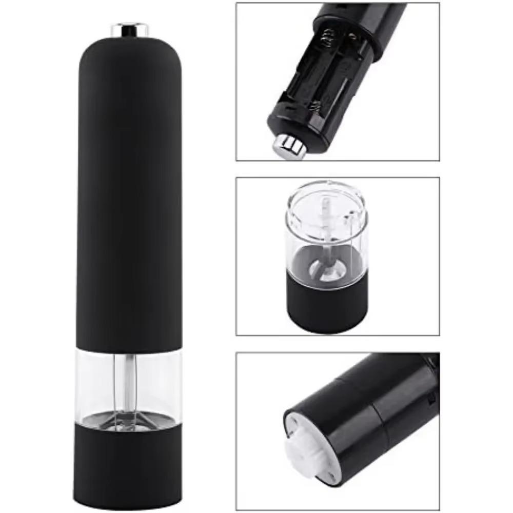 Electric Salt and Pepper Mill Spice Mill Grind Black Pepper and Pepper Granules Adjustable Coarseness Home Pepper Grinder