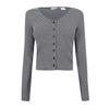 Levis Womens/Ladies Pinstripe Ribbed V Neck Long-Sleeved Top