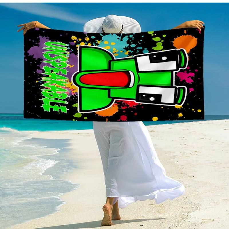 Unspeakable Fashion Beach Towel: Ideal for Summer Adventures Soft, absorbent and quick drying suitable for swimming and bathing