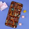 Library In Wonderland Case For Honor X9b X8b X7 X8 X9 X6a X7a X8a X9a Cover For Honor Magic 5 6 Pro 50 70 90 Lite