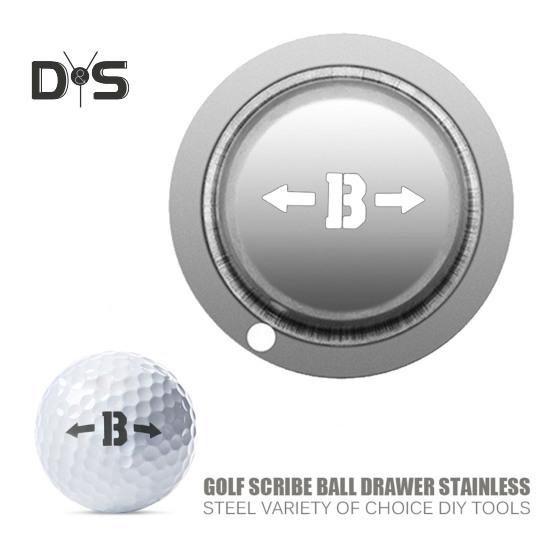 Precision Golf Ball Marker Golf Accessories DIY Golf Marker Golf Ball Liner Golf Alignment Tool Ball Identification Tool