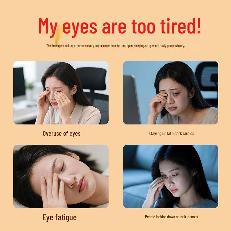 Mugwort Steam Eye Mask - Relieve Fatigue & Protect Eyes with Warm Disposable Heating Patch