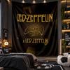 Arazzo da Appendere a Parete Stampa Led Zeppelin Tessuto per Soggiorno Camera da Letto Decorazione Casa
