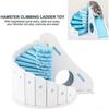 Hamster Hideout House Climbing Ladder Stairs Pet Wooden Game Toys Playground Cages Nest For Mouse Dw
