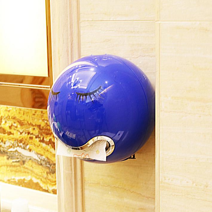 Настенный туалет и кухня мультфильм водонепроницаемый рулон туалетной бумаги трубка туалетная бумага коробка Emoji Roll