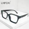  Quality Anti-Blue Light Retro Rivets Square Women Glasses Frames Fashion Optical Eyeglasses Frame Men
