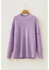Women's Solid Color Loose Pullover Sweater - Autumn European & American Style