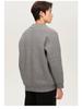 WOOG2005 Grey Half-Zip Stand-Up Collar Men's Knit Sweater - Winter 2025 Style