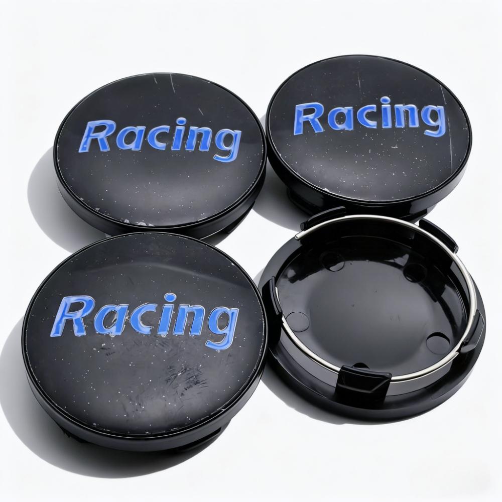 

4pcs Racing Logo Emblem Badge Car Wheel Center Caps 58MM 54MM Wheel Rim Hubcaps Hub Center Dust Cover Car Styling Accessories Racing Logo Badge&4pcs T58 Wheel Caps