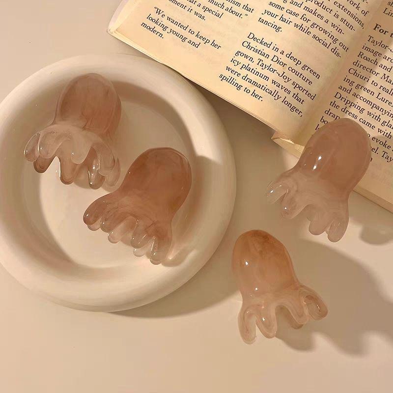 

Массажер для кожи головы «Маленький осьминог»: Мини Портативная Расческа для Успокоения и Дренажа Меридианов Standard