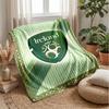 Coperta in Flanella Pile Rugby Irlanda Coperta Calda e Accogliente per Divano Letto Viaggio Uso in Tutte le Stagioni