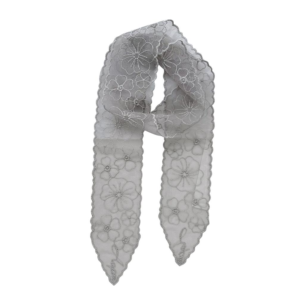 Long Lace, Small Silk Scarf, Belt, Women'S Multi-Functional Hair Tie, Headband, Thin Spring And Summer Foreign Style With Shirt Ribbon.