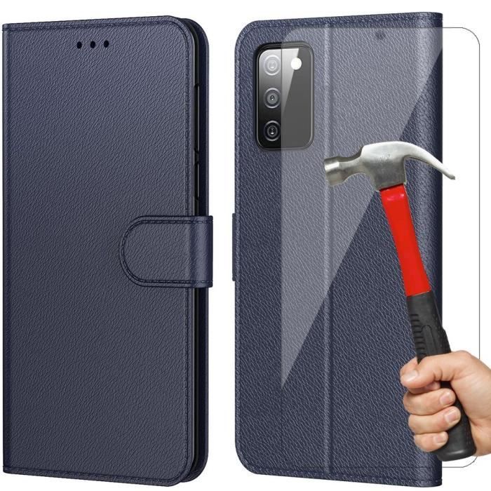 Coque de Protection - BOOLING - pour Samsung Galaxy A03S - Coque Souple - 2 Verres Trempés - Anti-Choc Anti Rayure