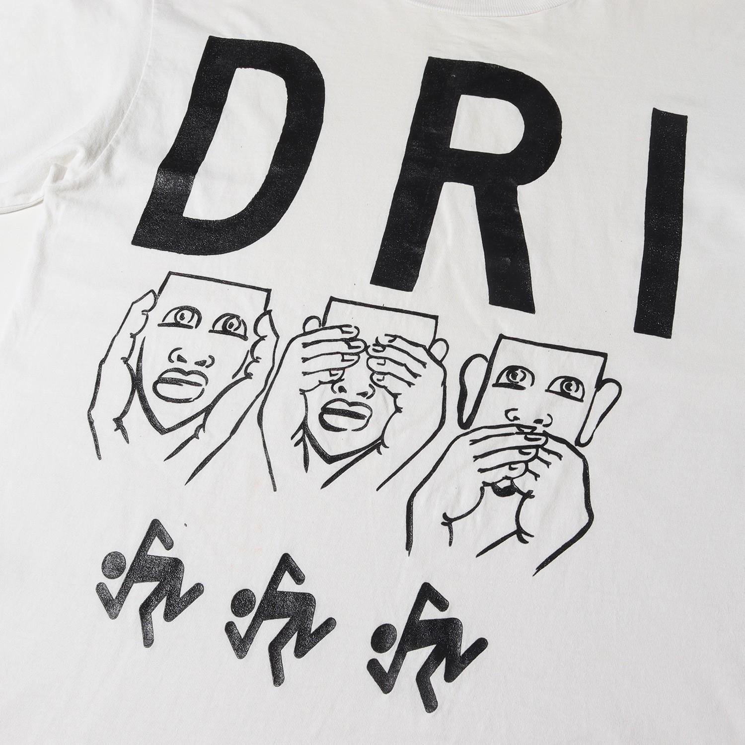 Dirty Rotten Imbeciles DRI Three Wise Monkeys Shirt White S-5XL 1V0447 M