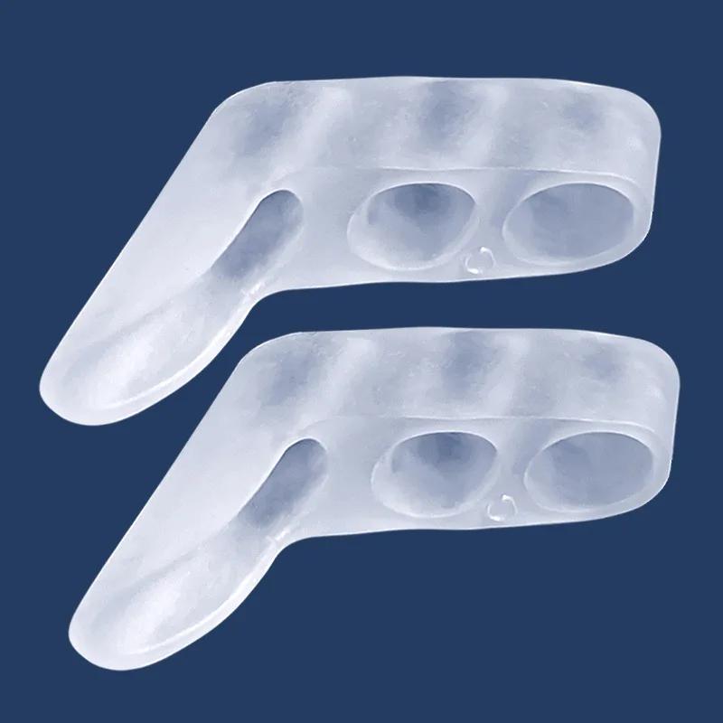 New Three Hole Little Toe Separator Overlapping Toes Bunion Blister Pain Relief Toe Straightener Protector Foot Care Tool 1 Pair
