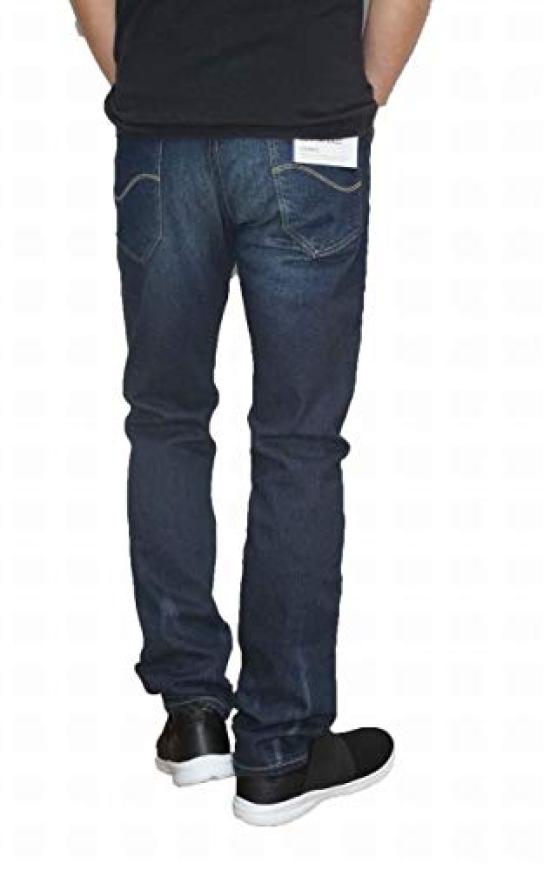 Lee Stretch Slim Tapered Pants LM0813 126 Dark Distressed Size 28