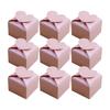 50Pcs Cute Heart Candy Packaging Boxes DIY Gift Containers for Anniversary Business Event Decorations Heart Candy Boxes