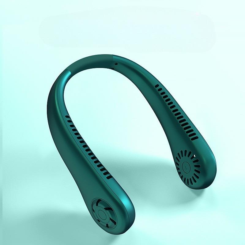 New Mini Neck Portable No Bladeless Hanging Neck Rechargeable Air Cooler 3 Speed Mini Summer Sport Fan