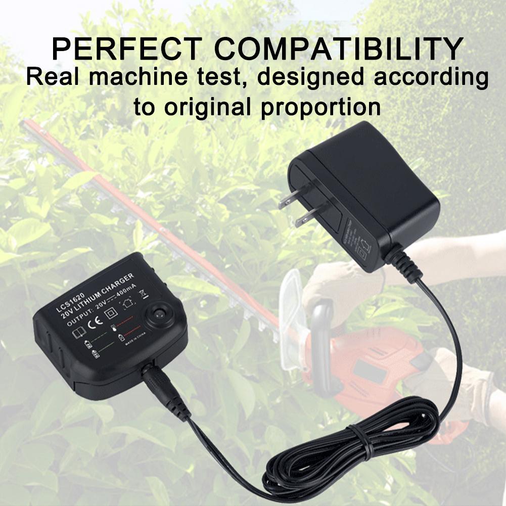 Li-ion Battery Charger Fast Charge For Black&Decker 20V LBXR20 LBXR20-OPE LB20 Electric Drill Screwdriver Battery Accessory