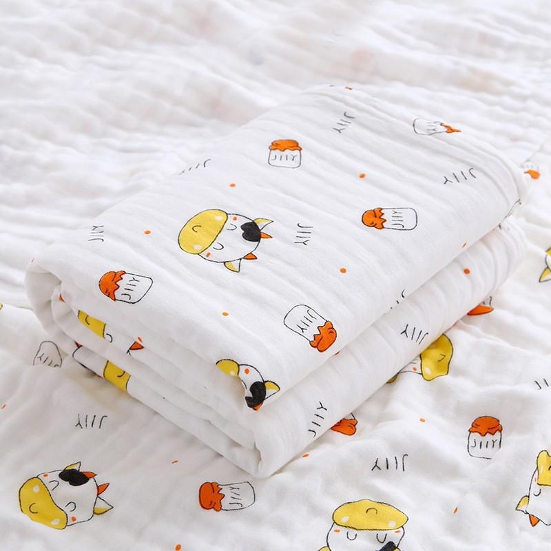 Newborn Cotton Swaddle: Six-Layer Baby Gauze Bath Towel & Quilt