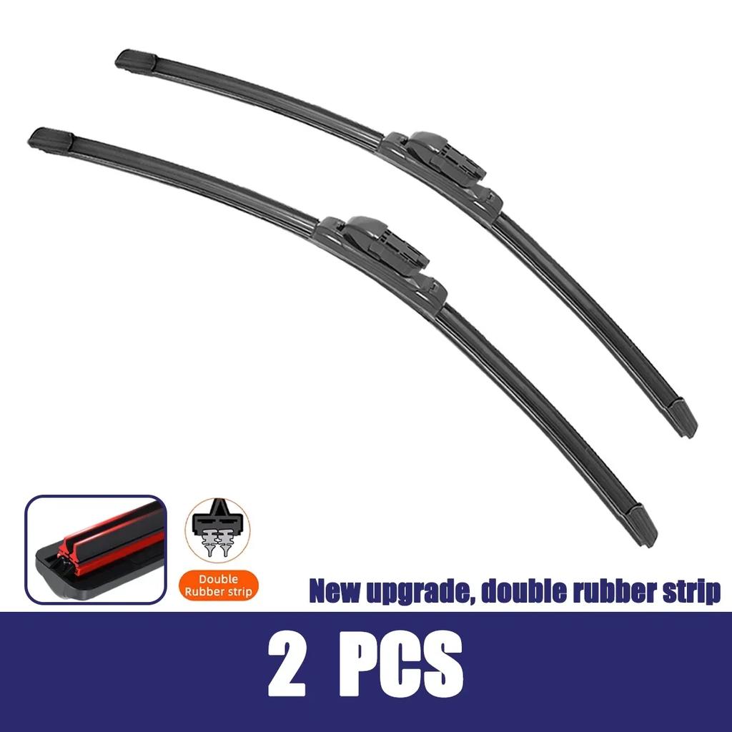 For BMW X1 E84 X3 F25 X4 F26 X5 E70 X6 Front Windshield Wiper General Motors Multifunctional Double Rubber Car Accessories