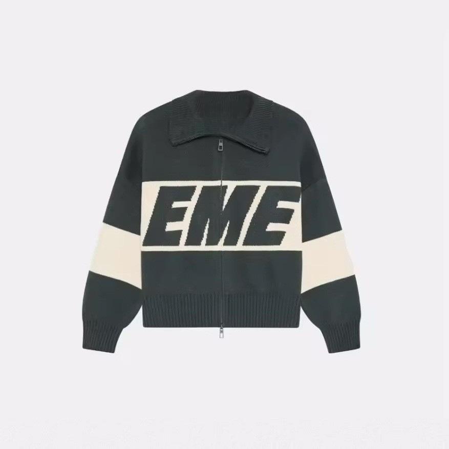 EME Women`s Double Zipper Knit Sweater