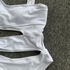 Sexy Solid One-piece Swimsuit One-piece Bikini Women's Hollow Swimsuit Beachwear Bikiini