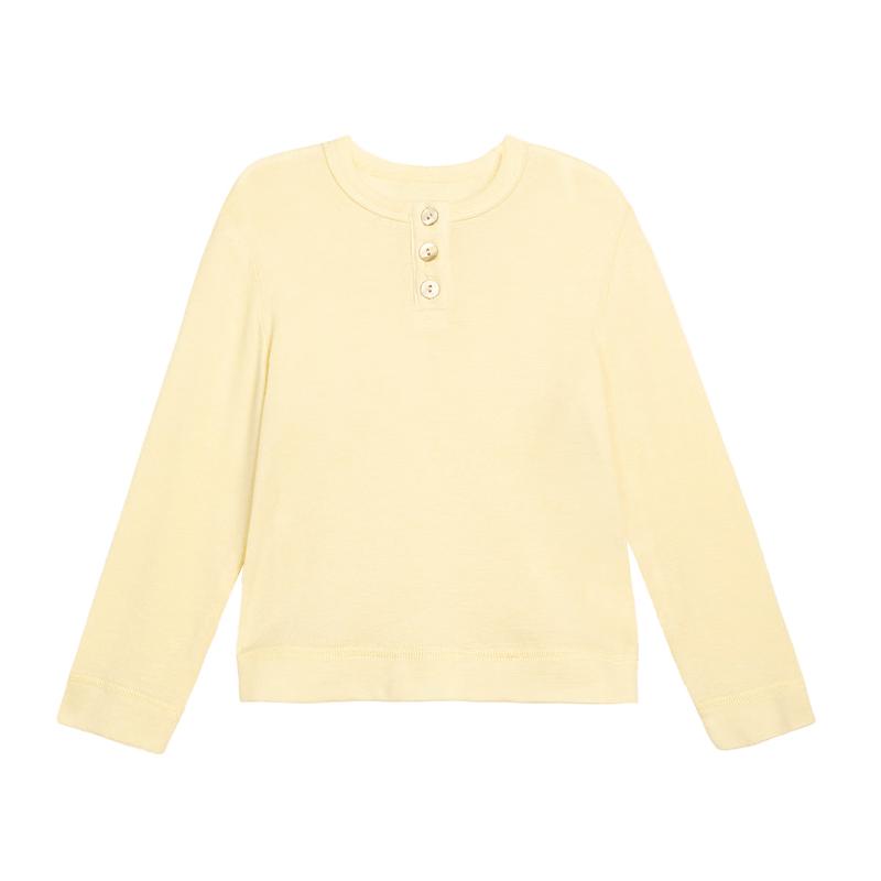 LUSON Girls' Tencel Wool Blend Long-Sleeve Crewneck Base Layer