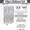 Geburtstagsparty Dekoration Happy Birthday Buchstabenbanner Polyester Ballon Geeignet für Frauen- und Männergeburtstagspartys
