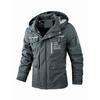 Spring Autumn Men's Windbreaker Hooded Jacket Men's Waterproof Outdoor Sports Soft Shell Coats Clothing Men Hiking Mountain  Jackets