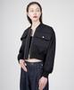 Kimoui Quilted Crop Blouson (Black)