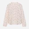 Thursday Island Lace Mix Print Frill Blouse T262mbl148w