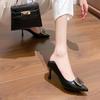 Fashion Women's Shoes Office Ladies Pumps Stilito High Heels Pointed Toe Moccasins On Heeled with Discount Quick Delivery Vacation Young