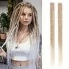 2Pcs Ombre Synthetic Hair with Hair Clip Hippie Dreads Hairpiece  for Hip Hop and Music Festivals