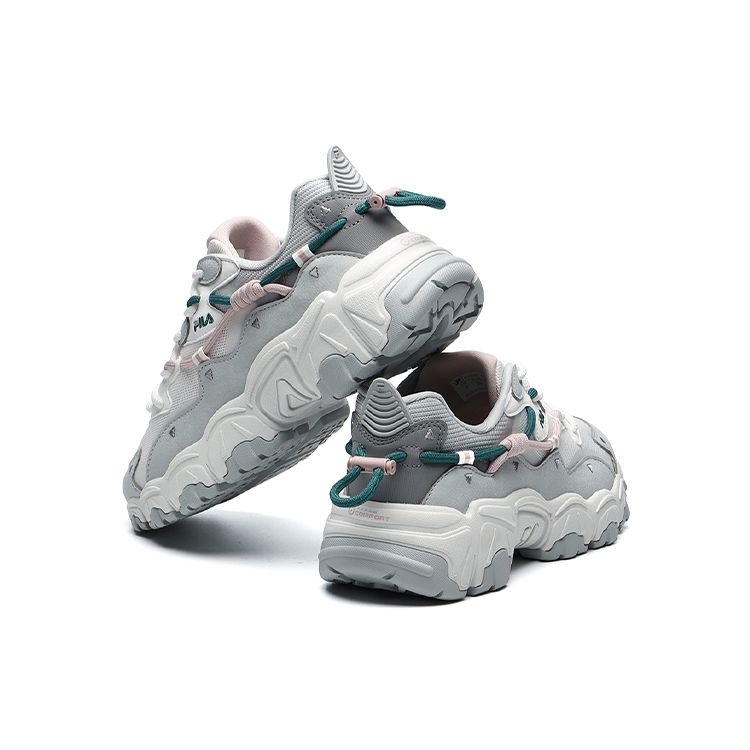 Fila Cat Paw 2.0 Sports Fashion Low-Top Casual Running Shoes Women Sneaker White Gray F12W134108FBL