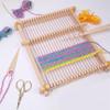 Wood Weaving Loomed Kits Handcraft Wooden Loomed Set Knitting Accessories Craft Supplies for Adults