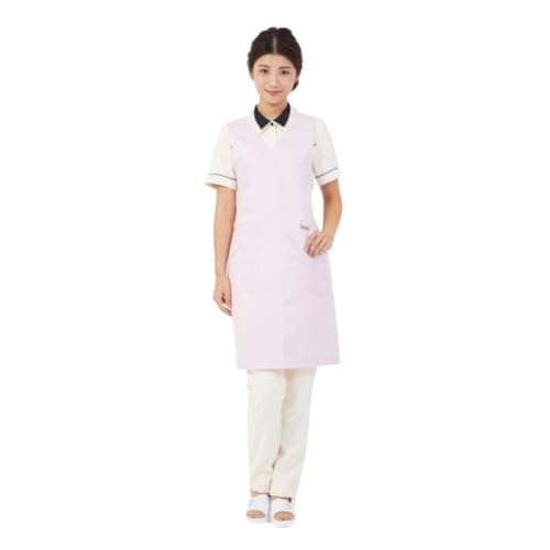 CML V-Neck Apron, Pink, 87cm, T100371