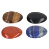 4Pcs Thumb Worry Stone Stress Relief Meditation Small Portable Oval Cabochon Stone for Home Office