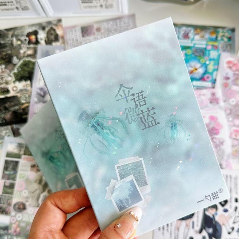 

32piece/book Korean Ins Cute Sticker for Phone Camera Journal Postcard DIY Collage Kawaii Decoration Sticker Gift