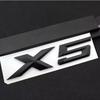 ABS Adhesive Matte Black Chrome Letter For Car Trunk BMW X5 Logo X5 Letters Stickers Emblem Badge E70 E53 F15 G05 Accessories