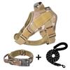 Tactical Anti-Pull Dog Harness & Leash for Medium to Large Breeds - Ideal for Border Collies & Golden Retrievers