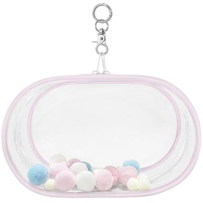 YUYAKESHI Hülle, Ita-Tasche, Staubdicht, Plüschtierbeutel, Ausgehen, Ausstelltasche, Ovale Form, PVC, Puppenhülle, Für Plüschtiere, Transparent, Zum Aufhängen