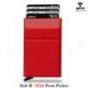 Portafoglio Portatessere RFID Uomo Sottile Mini Minimalista Portafogli Metallo Porta Badge Bancario Custodia Portafoglio per Uomo Carteras Scelta