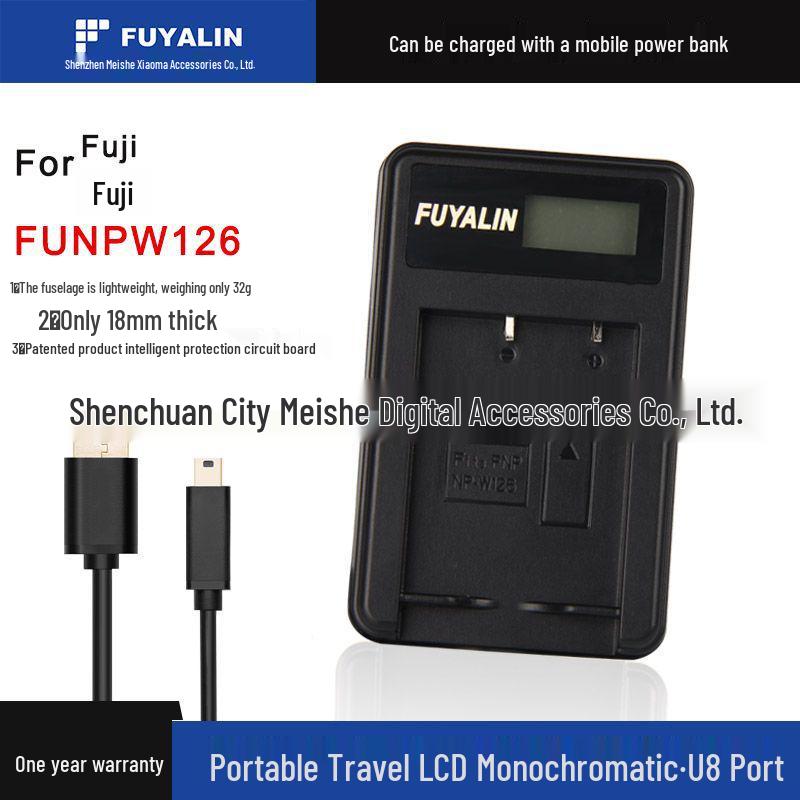 USB Charger for Fujifilm XT30/XT20/XT10 Digital Camera Battery (NP-W126S) NP-W126
